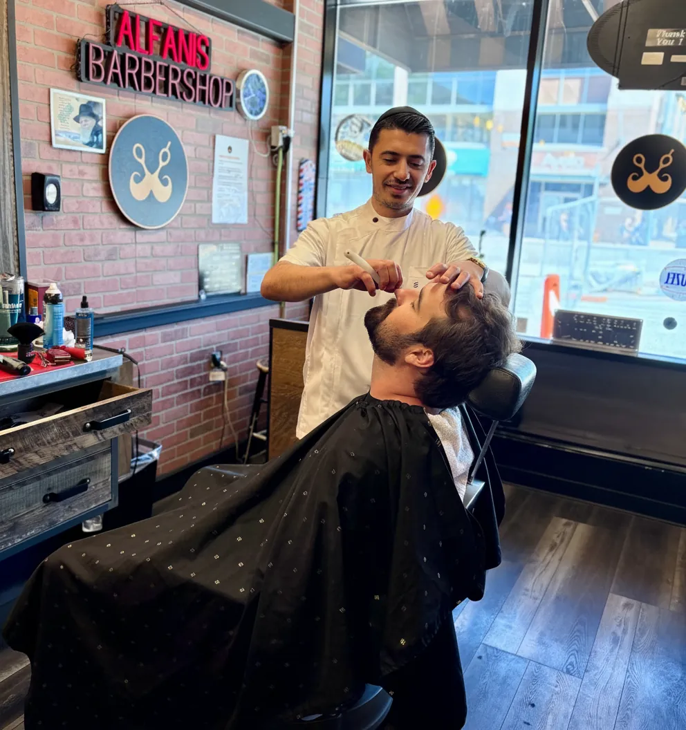 Artur 'Abo' Simonov - Owner & Master Barber at Alfani's Barbershop Denver