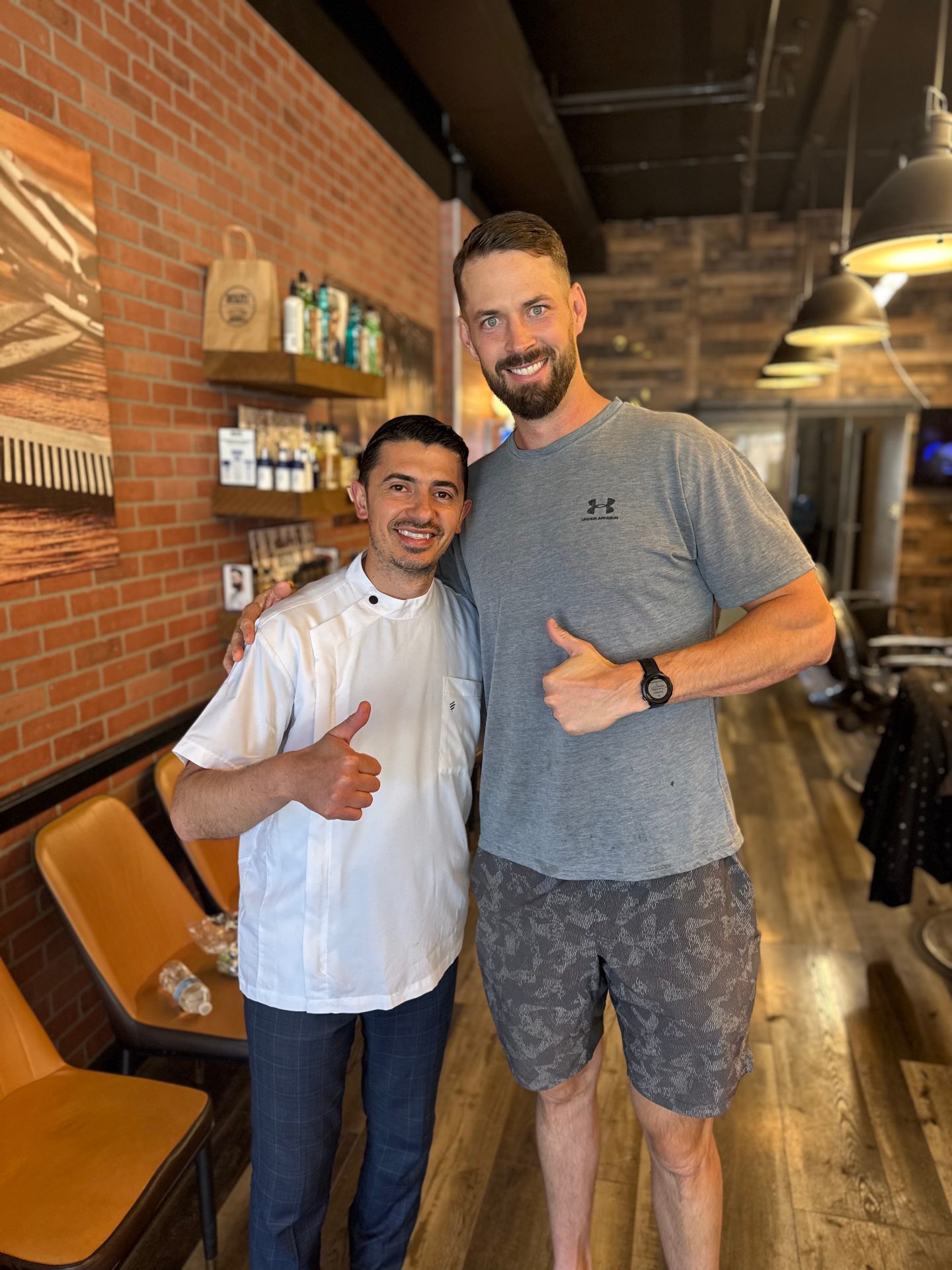 Artur and team at Alfani's Barbershop Denver